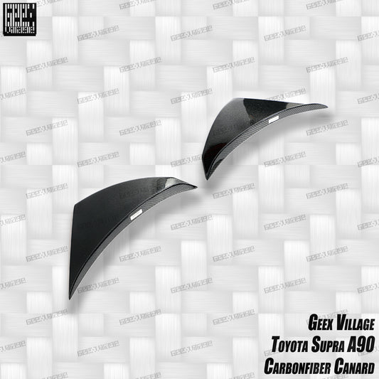 Toyota Supra MK5 A90 A91 3.0 2.0 2020-ON with Aftermarket Parts - Unicorn GT3 Widebody Canards Carbon Fiber/FRP from Geex Village