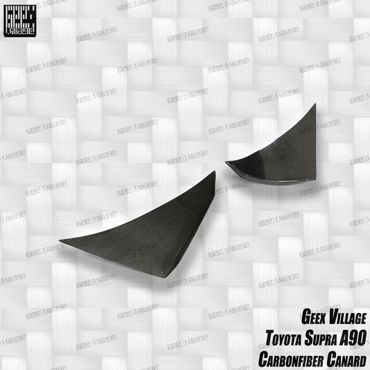 Toyota Supra MK5 A90 A91 3.0 2.0 2020-ON with Aftermarket Parts - Unicorn GT3 Widebody Canards Carbon Fiber/FRP from Geex Village