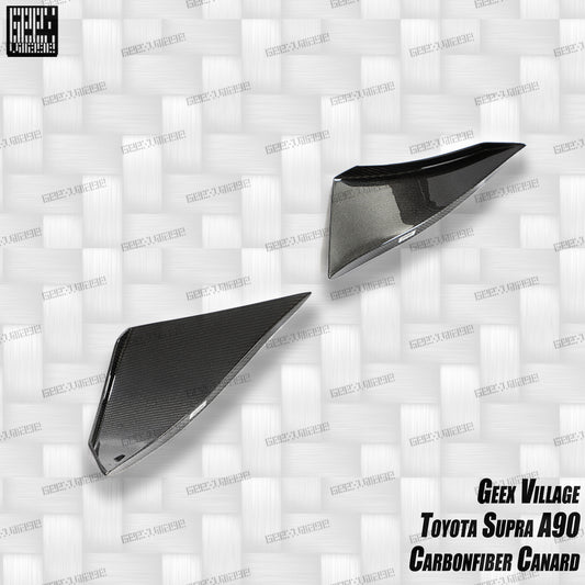 Toyota Supra MK5 A90 A91 3.0 2.0 2020-ON with Aftermarket Parts - Unicorn GT3 Widebody Canards Carbon Fiber/FRP from Geex Village