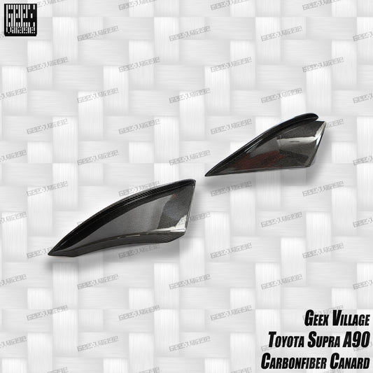 Toyota Supra MK5 A90 A91 3.0 2.0 2020-ON with Aftermarket Parts - Unicorn GT3 Widebody Canards Carbon Fiber/FRP from Geex Village