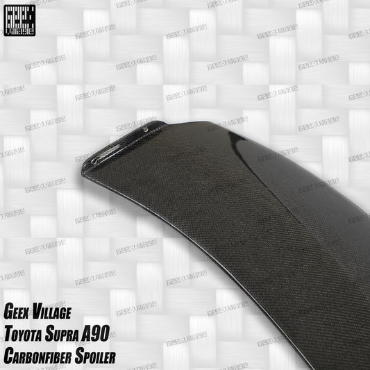 Toyota Supra MK5 A90 A91 3.0 2.0 Coupe 2020-ON with Aftermarket Parts - Unicorn GT3 Widebody Rear Wing Carbon Fiber/FRP from Geex Village