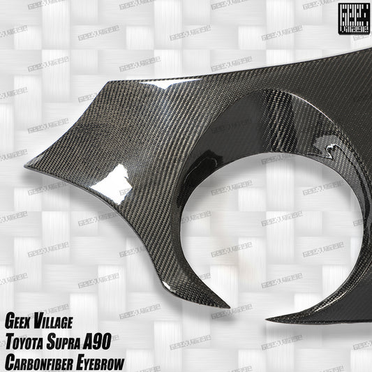 Toyota Supra MK5 A90 A91 3.0 2.0 2020-ON with Aftermarket Parts - Unicorn GT3 Widebody Fender Flares, Wheel Arches, and Side Skirts Carbon Fiber/FRP from Geex Village