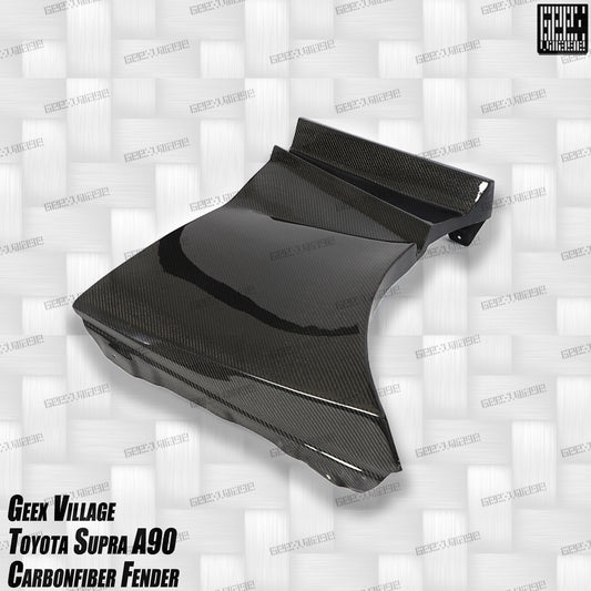 Toyota Supra MK5 A90 A91 3.0 2.0 2020-ON with Aftermarket Parts - Unicorn GT3 Widebody Fender Flares, Wheel Arches, and Side Skirts Carbon Fiber/FRP from Geex Village