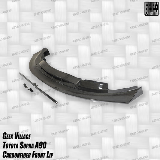 Toyota Supra MK5 A90 A91 3.0 2.0 2020-ON with Aftermarket Parts - Unicorn GT3 Widebody Front Lip Carbon Fiber/FRP from Geex Village