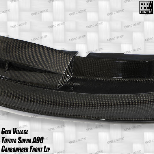 Toyota Supra MK5 A90 A91 3.0 2.0 2020-ON with Aftermarket Parts - Unicorn GT3 Widebody Front Lip Carbon Fiber/FRP from Geex Village
