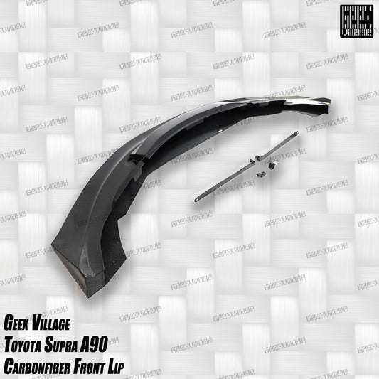 Toyota Supra MK5 A90 A91 3.0 2.0 2020-ON with Aftermarket Parts - Unicorn GT3 Widebody Front Lip Carbon Fiber/FRP from Geex Village