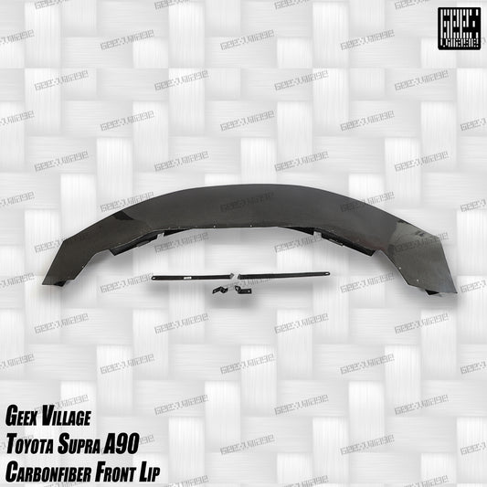 Toyota Supra MK5 A90 A91 3.0 2.0 2020-ON with Aftermarket Parts - Unicorn GT3 Widebody Front Lip Carbon Fiber/FRP from Geex Village