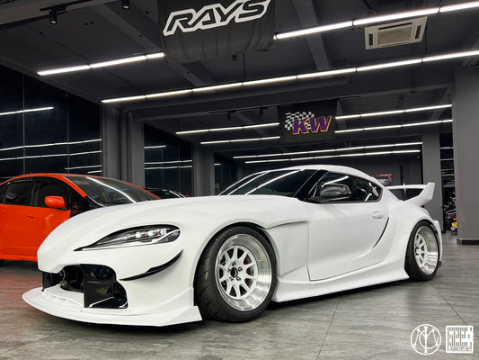Toyota Supra MK5 A90 A91 3.0 2.0 2020-ON with Aftermarket Parts - Unicorn GT3 Widebody Canards Carbon Fiber/FRP from Geex Village