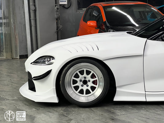 Toyota Supra MK5 A90 A91 3.0 2.0 2020-ON with Aftermarket Parts - Unicorn GT3 Widebody Canards Carbon Fiber/FRP from Geex Village