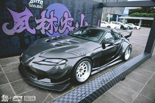 Toyota Supra MK5 A90 A91 3.0 2.0 2020-ON with Aftermarket Parts - Unicorn GT3 Widebody Canards Carbon Fiber/FRP from Geex Village