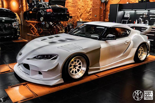Toyota Supra MK5 A90 A91 3.0 2.0 2020-ON with Aftermarket Parts - Unicorn GT3 Widebody Canards Carbon Fiber/FRP from Geex Village