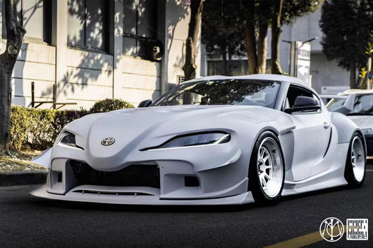 Toyota Supra MK5 A90 A91 3.0 2.0 2020-ON with Aftermarket Parts - Unicorn GT3 Widebody Canards Carbon Fiber/FRP from Geex Village