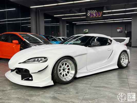 Toyota Supra MK5 A90 A91 3.0 2.0 2020-ON with Aftermarket Parts - Unicorn GT3 Widebody Canards Carbon Fiber/FRP from Geex Village