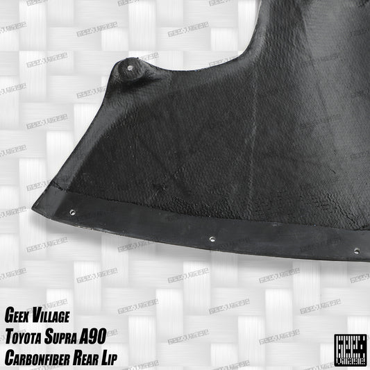 Toyota Supra MK5 A90 A91 3.0 2.0 2020-ON with Aftermarket Parts - Unicorn GT3 Widebody Rear Diffuser & Widebody Rear Diffuser Undertray & Widebody Rear Canards Carbon Fiber/FRP from Geex Village