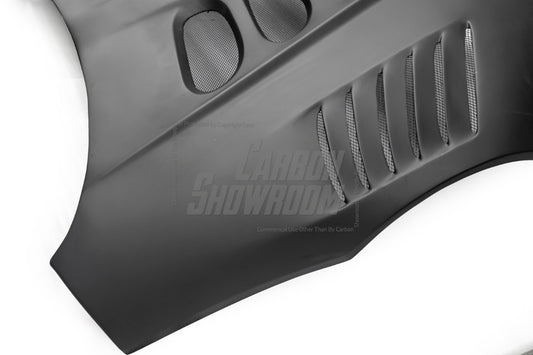Toyota Supra MK5 A90 A91 3.0 2.0 2020-ON with Aftermarket Parts - Unicorn GT3 Clamshell Hood and Front Bumper & Steel Brackets and Cable for Clamshell Hood and Bumper Carbon Fiber/FRP/Steel from Geex Village
