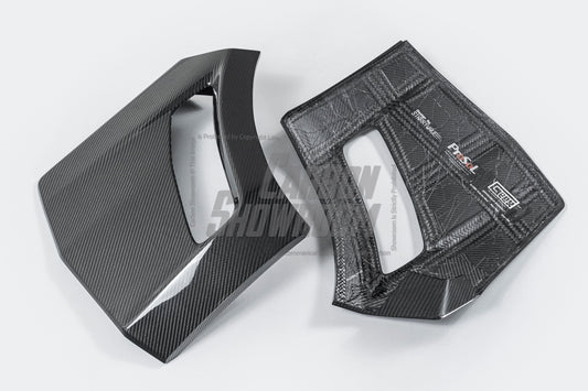 Volkswagen Golf GTI R MK8 2022-ON with Aftermarket Parts - Rear Quarter Panel Flares Set Carbon Fiber from Geex Village