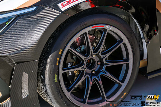 Volkswagen Golf GTI & R-Line MK8 MK8.5 2022-ON with Aftermarket Parts - Front Fender Flares and Front Splitters Set Carbon Fiber from Geex Village