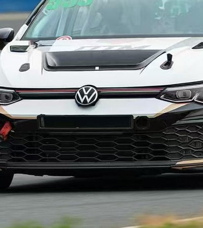 Volkswagen Golf GTI & R-Line MK8 2022 2023 2024 with Aftermarket Parts - Front Bumper Cutout Carbon Fiber from Geex Village