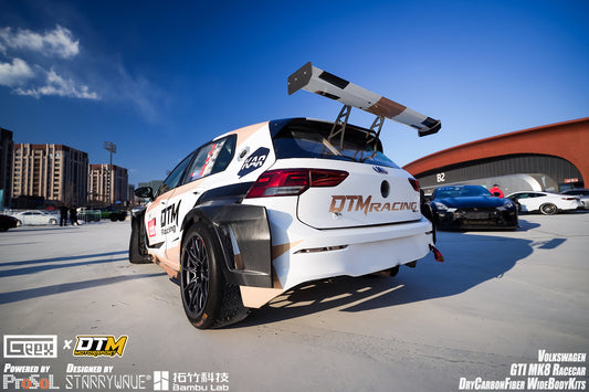 Volkswagen Golf GTI / R-Line / R MK8 MK8.5 2022-ON with Aftermarket Parts - Center Hood Vent Cutout Carbon Fiber from Geex Village
