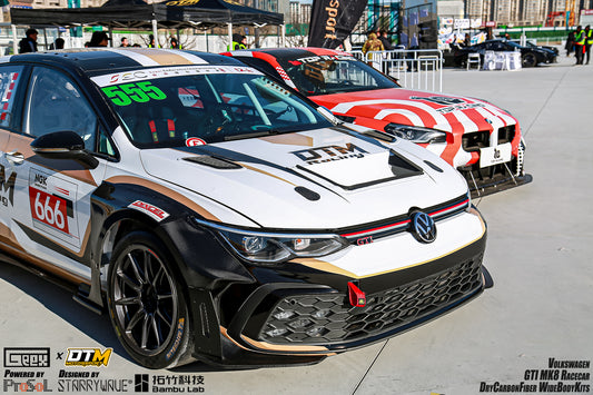 Volkswagen Golf / GTI / R-Line / R MK8 MK8.5 2022-ON with Aftermarket Parts - Side Hood Vents Cutouts Carbon Fiber from Geex Village