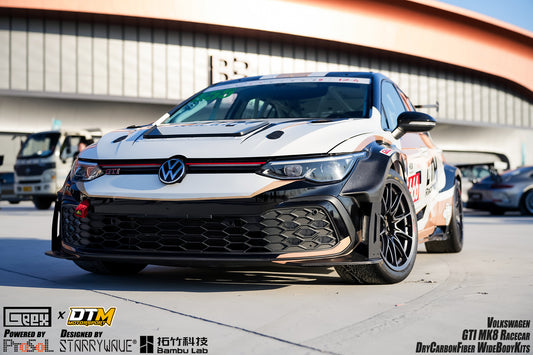 Volkswagen Golf / GTI / R-Line / R MK8 MK8.5 2022-ON with Aftermarket Parts - Side Hood Vents Cutouts Carbon Fiber from Geex Village