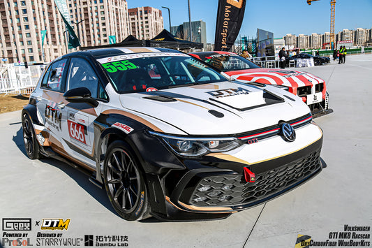 Volkswagen Golf / GTI / R-Line / R MK8 MK8.5 2022-ON with Aftermarket Parts - Side Hood Vents Cutouts Carbon Fiber from Geex Village