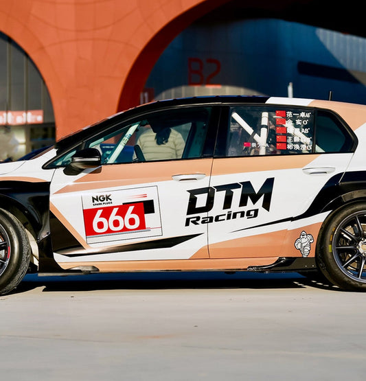 Volkswagen Golf GTI R MK8 2022-ON with Aftermarket Parts - Side Skirts and Extension Carbon Fiber from Geex Village