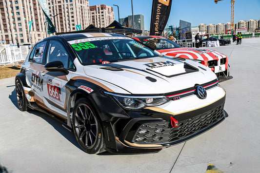 Volkswagen Golf GTI R MK8 2022-ON with Aftermarket Parts - Side Skirts and Extension Carbon Fiber from Geex Village