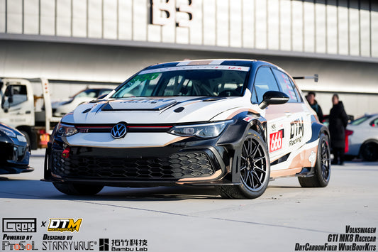 Volkswagen Golf GTI R MK8 2022-ON with Aftermarket Parts - Side Skirts and Extension Carbon Fiber from Geex Village