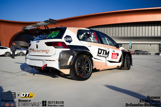 Volkswagen Golf GTI R MK8 2022-ON with Aftermarket Parts - Side Skirts and Extension Carbon Fiber from Geex Village