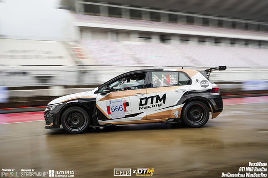 Volkswagen Golf GTI R MK8 2022-ON with Aftermarket Parts - Side Skirts and Extension Carbon Fiber from Geex Village