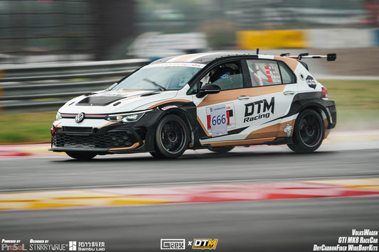 Volkswagen Golf GTI R MK8 2022-ON with Aftermarket Parts - Side Skirts and Extension Carbon Fiber from Geex Village
