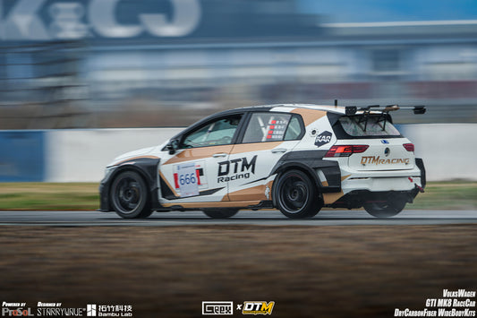 Volkswagen Golf GTI R MK8 2022-ON with Aftermarket Parts - Side Skirts and Extension Carbon Fiber from Geex Village