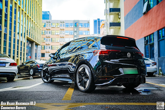 Volkswagen ID.3 Pro Performance / S E11E12 2020 2021 2022 with Aftermarket Parts - Rear Diffuser Carbon Fiber from Geex Village