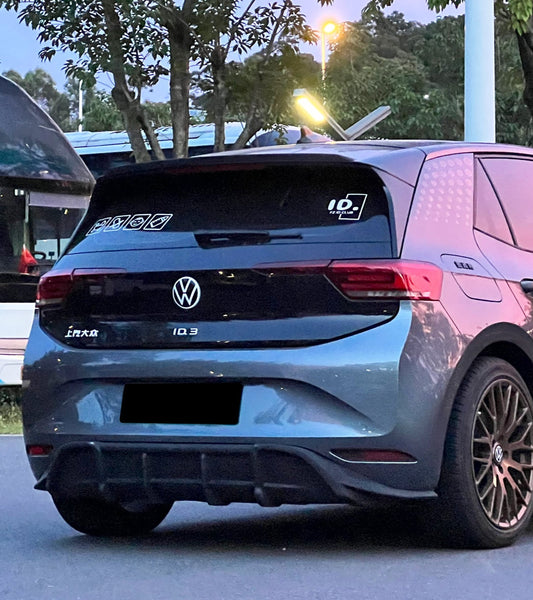 Volkswagen ID.3 Pro Performance / S E11E12 2020 2021 2022 with Aftermarket Parts - Rear Diffuser Carbon Fiber from Geex Village