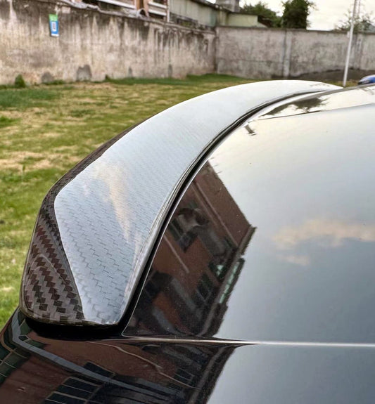 Volkswagen ID.3 Pro Performance / S E11E12 2018-ON with Aftermarket Parts - V1 Rear Roof Spoiler Carbon Fiber from Geex Village