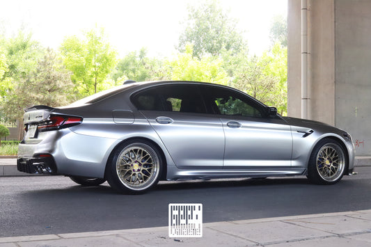 BMW M5C M5 F90 2018 2019 2020 2021 2022 2023 2024 & 5 Series M550 540 G30 2017 2018 2019 2020 2021 2022 2023 (Fits both Pre-LCI & LCI) with Aftermarket Parts - Side Skirts Carbon Fiber from Geex Village