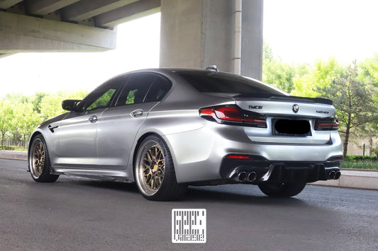 BMW M5C M5 F90 2018 2019 2020 2021 2022 2023 2024 & 5 Series M550 540 G30 2017 2018 2019 2020 2021 2022 2023 (Fits both Pre-LCI & LCI) with Aftermarket Parts - Side Skirts Carbon Fiber from Geex Village