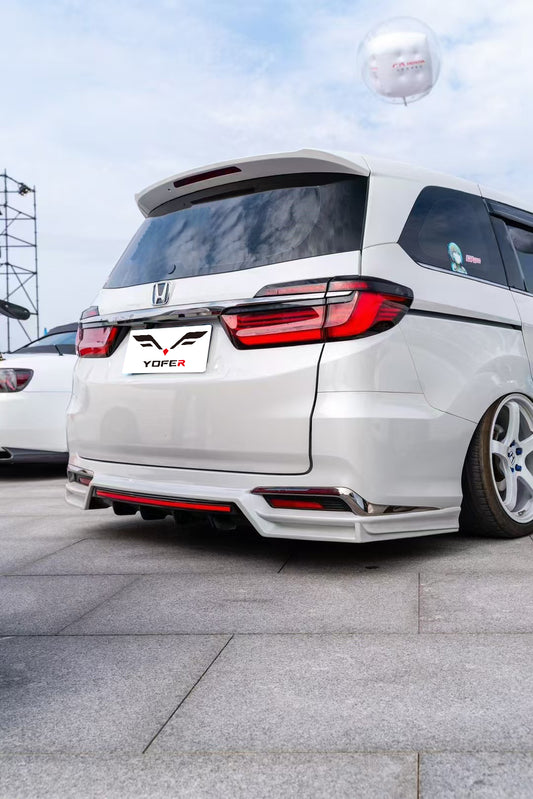 Honda Odyssey EX/EX-L/LX/Sport/Touring/Elite 2021-2024 with Aftermarket Parts - Rear Diffuser PP from Yofer USA