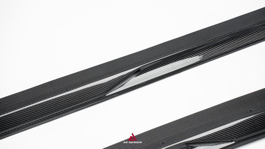 Lamborghini Huracan LP580 LP610 EVO RWD AWD Tecnica Performante 2015 2016 2017 2018 2019 2020 2021 2022 2023 2024 with Aftermarket Parts - Side Skirts Dry Pre-preg Carbon Fiber from ArmorExtend