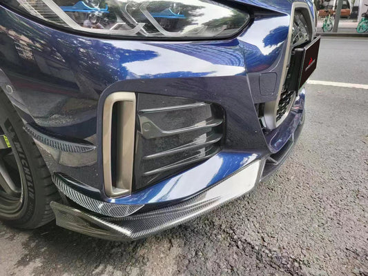 BMW I4 M50 / e Drive 40 G26 2022-ON & 4 Series Gran Coupe M440i 430i G26 2022-ON (with M-package bumper, does not fit base model) with Aftermarket Parts - AE Style Carbon Fiber Front Canards from ArmorExtend