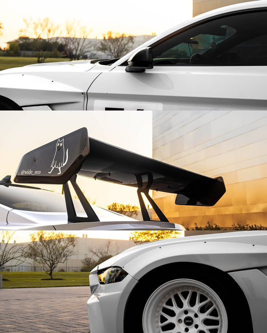 Robot Craftsman "CAVALIER" Rear Trunk Deck Lid Cover for Ford Mustang GT March1 Bullitt S550.1/2 Carbon Fiber/FRP