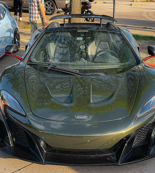Aero Republic McLaren MP4-12C 650s 675LT Carbon Fiber P1 Style Hood - Performance SpeedShop