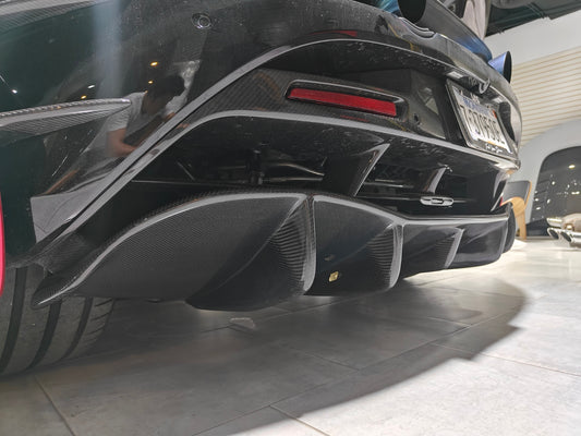 Future Design Carbon McLaren 720S Carbon Fiber Rear Diffuser