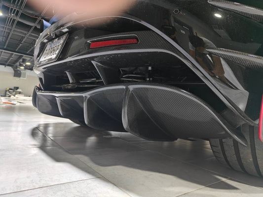Future Design Carbon McLaren 720S Carbon Fiber Rear Diffuser