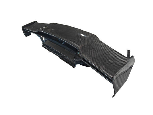 Lamborghini Huracan Tecnica Performante Evo LP610 LP580 2015 2016 2017 2018 2019 2020 2021 2022 2023 2024 with Aftermarket Parts - Vor V2 Style Rear Wing Dry Pre-preg Carbon Fiber from Aero Republic