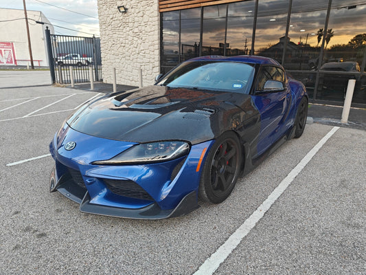 EPR Carbon Fiber Hood Bonnet LB Style for Toyota Supra A90 A91 2020 2021 2022 - Performance SpeedShop