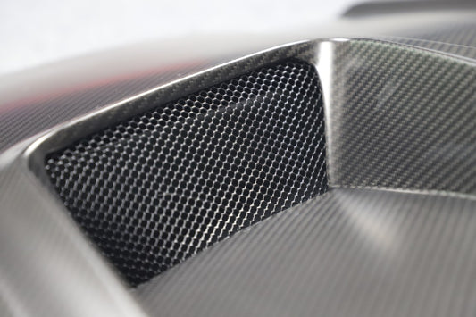 BMW M3 / M3C G80 G81 & M4 / M4C G82 G83 2021 2022 2023 2024 with Aftermarket Parts - Hood Bonnet Double-sided Pre-preg Carbon Fiber from TAKD Carbon