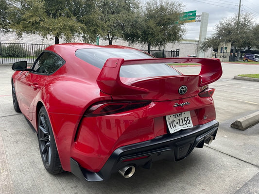 EPR USA Carbon Fiber Rear Spoiler Wing EPA SH Style For Toyota Supra A90 GR