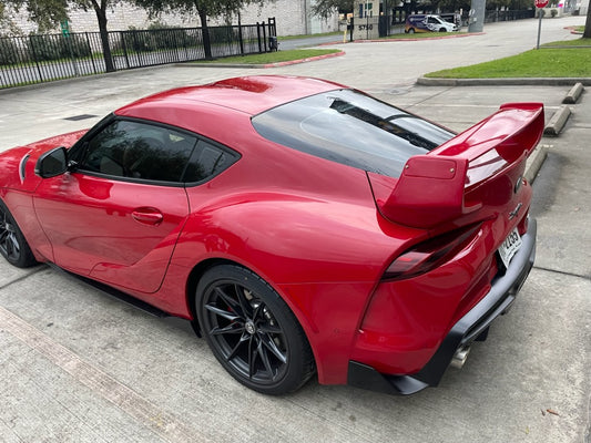 EPR USA Carbon Fiber Rear Spoiler Wing EPA SH Style For Toyota Supra A90 GR